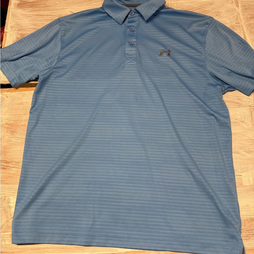 Under Armour Men's Polo in Sky Blue